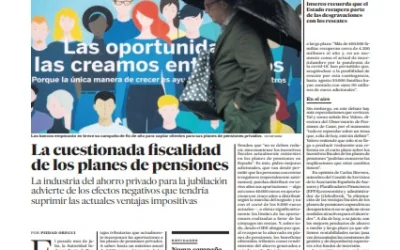 Colaboramos con El País en su artículo: «La cuestionada fiscalidad de los planes de pensiones»