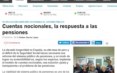 Cuentas nocionales, la respuesta a las pensiones – Globalbrok colabora en un nuevo artículo de la revista Inversión & Finanzas