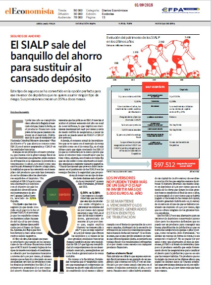 03 09 2018_El Economista SIALP ALTERNATIVA A LOS DEPOSITOS BANCARIOS