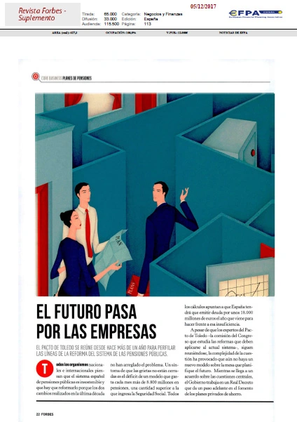 Revista Forbes (suplemento): «El futuro pasa por las empresas»