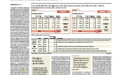 El Economista: Los Planes Ahorro5 de la banca solo rentan un 0,5 por ciento al año como máximo